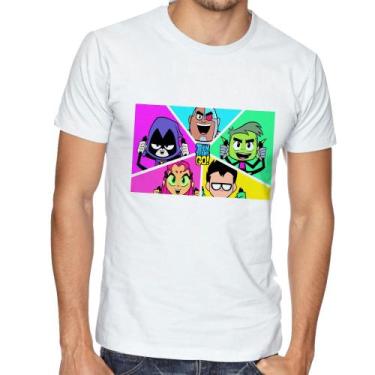 Imagem de Camiseta  jovens titãs em ação Blusa criança infantil juvenil adulto c