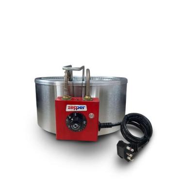 Imagem de Fritador Eletrico Fritadeira Tacho 7 Litros 220V - ZP07E - Zepper, Cro