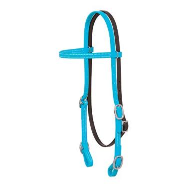 Imagem de Weaver Leather Brahma Webb Headstall Hurricane Blue, Horse