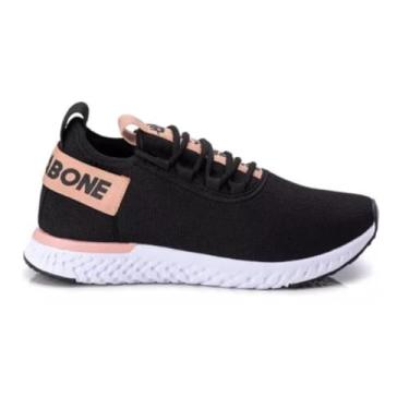 Imagem de Tenis Feminino Ideal Para Academia E Caminhada Ultrabone Top (Preto/Rose, BR, Adulto, Numérico, 34)