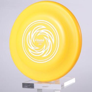 Imagem de iDotha Disco voador esportivo, discos voadores de competição, brinquedos leves e duráveis para jogos ao ar livre no quintal, praia, gramado, parque, 105 gramas, disco de 24 cm.