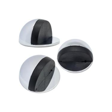 Imagem de Batente Batedor Porta Pivotante com Amortecimento e Prendedor Conjunto de 4 Unidades