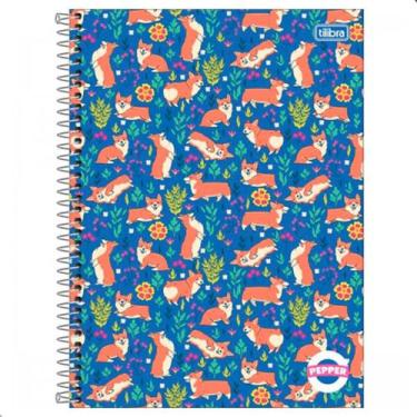 Imagem de Caderno 10 Matérias 160 Folhas Feminino Tilibra Capa Dura, Cachorrinho