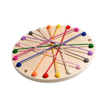 Imagem de YIJU Corda Untrajando brinquedo, jogo de tabuleiro, brinquedo mental, portátil, desenvolvimento de inteligência corda de chão de brinquedo de brinquedo de, Redondo