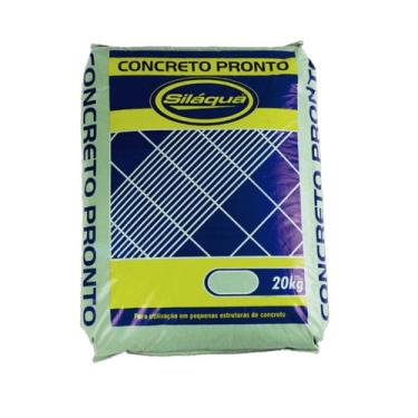 Imagem de Concreto Pronto Blocos Tijolos Massa Pronta Reveste 20kg - SILAQUA