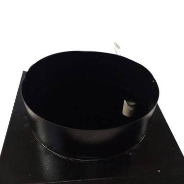 Imagem de Coifa para Churrasqueira - Pintura Eletrostatica Preto 65x53x52