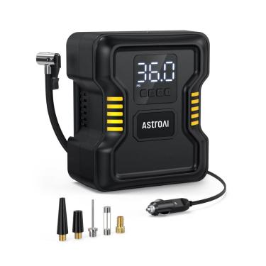 Imagem de Compressor de ar para inflador de pneus AstroAI 150PSI 12V DC portátil