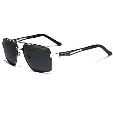 Imagem de Óculos de Sol Masculino De Aluminio KINGSEVEN com Proteção Uv400 Óculo