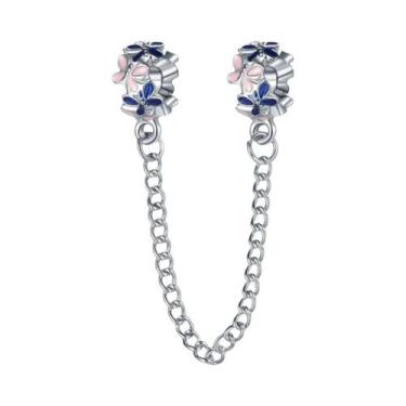 Imagem de Corrente de Prata 925 com Pingente Trevo - Para Pulseiras Pandora, A18