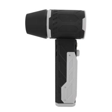 Imagem de Ventilador a jato, ventilador elétrico versátil e ajustável de velocidade contínua, motor sem escovas de 12,6 V 50 mm para limpeza de carros e motocicletas (cinza preto)