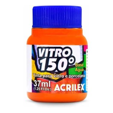 Imagem de Tinta 150º Para Vidro e Cerâmica 37ml Laranja 517 | Resistente a Lavagens! Para Dar Um Acabamento Vibrante E Duradouro Às Suas Peças Garantindo A Durabilidade E A Beleza Dos Seus Projetos