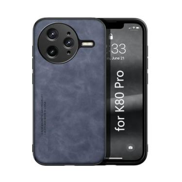 Imagem de Kepuch Silklike Capa para Xiaomi K80 Pro - Case Placa de Metal Embutida - Azul