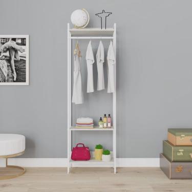 Imagem de Estante Closet Arara 187x60cm 3 Prateleiras Active Yescasa