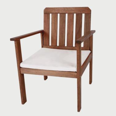 Imagem de Poltrona em Madeira para Área Externa Havelock Cedro Rosa