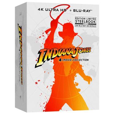 Imagem de Coffret Indiana Jones 4 Films [Combo 4 UHD 5 BLURAY Limitee] [Édition SteelBook 4K Ultra HD Blu-Ray Bonus]