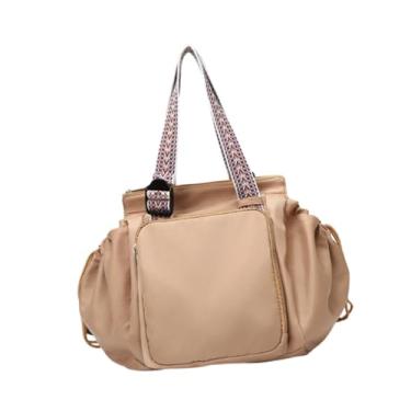 Imagem de YIJU Bolsa de ombro Moda Saco de Berço Transformável para Compras Esportes de Verão, Cáqui