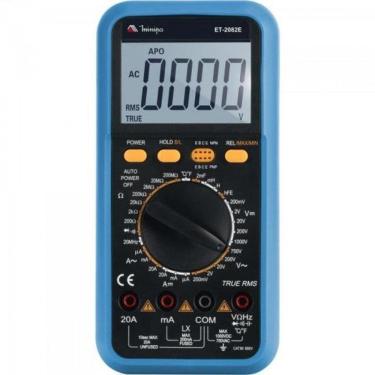 Imagem de Multímetro Digital Minipa ET2082E Azul 600V