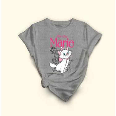 Imagem de Camiseta Gata Marie Com Estampa Exclusiva .100% Algodão - Lobo Sete, C