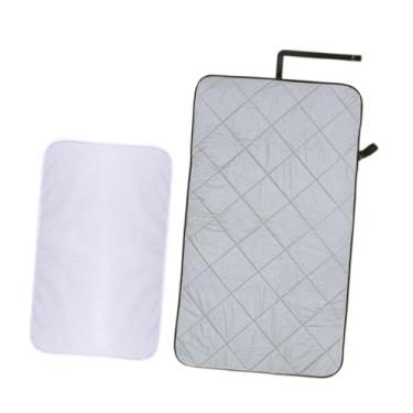 Imagem de WeiLaiKeQi Tapete de passar roupa portátil, almofada protetora de superfície, cobertor profissional para passar roupa, almofada de vapor para dormitório de