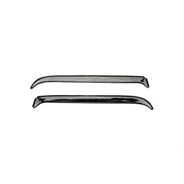 Imagem de Auto Ventshade AVS 12102 Ventshade com acabamento em aço inoxidável, conjunto de 2 peças para Paccar/Kenworth K100, T600A, T800, W900