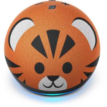Imagem de Amazon Echo Dot 4ª Geração Kids Assistente Virtual Alexa - Tigre
