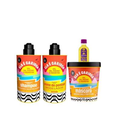 Imagem de Kit Lola Ela é Carioca Sh 500ml + Masc 450ml + Cpp 3ABC 480ml + Pinga!