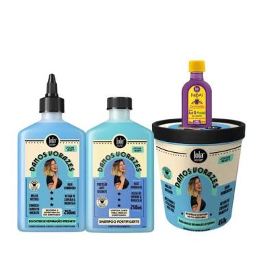 Imagem de Kit Lola Danos Vorazes Sh 250ml + Masc 450ml + Booster Reparação 250ml