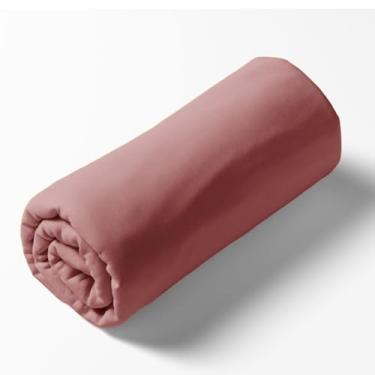 Imagem de Lençol Premier Vip Solteiro Malha 100% Algodão Liso 1,88m x 88cm x 30cm (Rose)