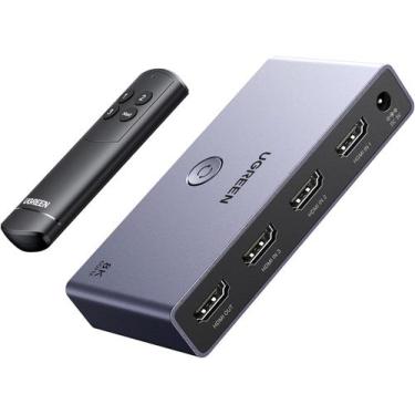 Imagem de UGREEN HDMI 2.1 8K 60Hz 4K 120Hz Adaptador Chaveador Divisor Switch Sp