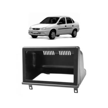 Imagem de Moldura 2 Din Gm Corsa Classic Hatch Sedan G1-1993 e 2016 Preto