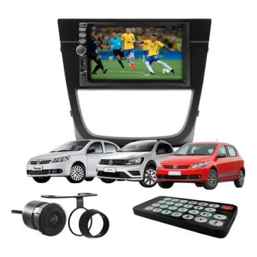 Imagem de Kit Central Multimídia Mp5 2din Bt Espelha VW Com Tv