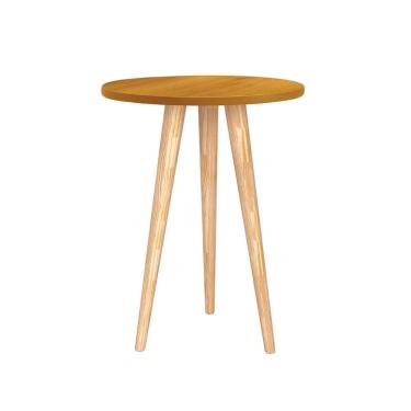 Imagem de Mesa de Canto Infantil Theo Reller Pés Retrô Natural