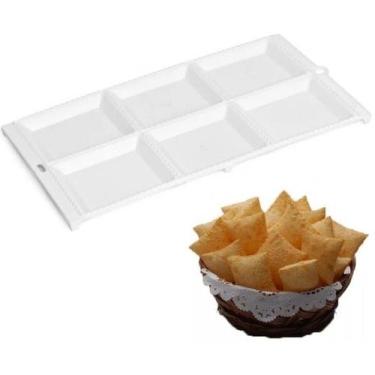Imagem de Forma Para Pastel Faz 6 Recheado Bpa Free - Injetemp