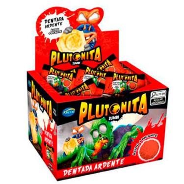 Imagem de Chiclete Plutonita Dentada Ardente 180Gr c/40 unid. - Arcor