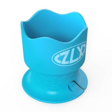 Imagem de ZLX Suporte de copo de caiaque para prancha de remo de taça, suporte de copo de prancha de stand up paddle - azul