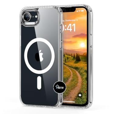 Imagem de [Capa Mag-safe para iPhone 16E] Capinha Clear Case Magnetica Premium com Proteção de Câmera Compatível com Mag-safe, Transparente e Resistente a Riscos e Anti Impacto