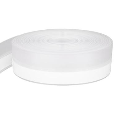 Imagem de Vedação de rascunho de porta autoadesiva com barra de água na parte inferior de 2,5 cm × 16,4 m, à prova de intempéries, à prova de som, para vedação de janela de ar condicionado e tira de vedação de