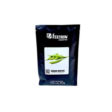 Imagem de 1000 Sementes Quiabo Precoce Brutus Feltrin - Tolerante Oídio