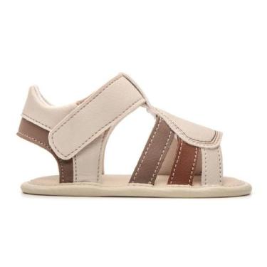 Imagem de Sapatinho Para Bebê Sandália Bege: Sandália Bege - Elegância e Confort