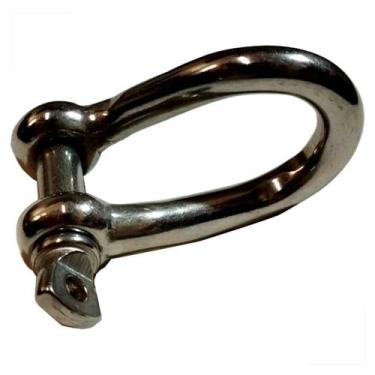 Imagem de Manilha Torcida Curta 10 mm Inox - Marine Importa