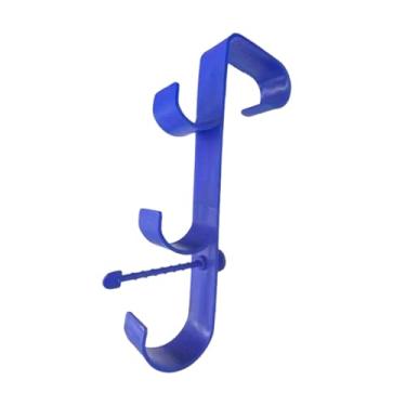 Imagem de Baoblaze Suporte para postes de piscina, escovas, acessórios para piscinas, ganchos para piscinas, rede para postes, escovas e skimmers, Azul, 1 Pc