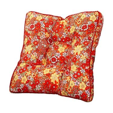Imagem de Whtkoph Almofada para Cadeira Quadrada, Almofada para Cadeira, Lareira, Canto de Leitura, Almofada para Ambientes Internos, 16 X 16 Polegadas, Decorat, Style D, Tamanho real