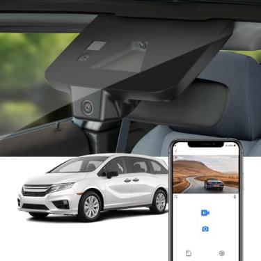 Imagem de Fitcamx Câmera veicular 4K compatível com Honda Odyssey 2018 2019 2020 EX LX Touring Elite EX-L Gen5, estilo OEM, vídeo UHD 2160P, conexão e aplicativo WiFi, gravação em loop, sensor G, plug & Play