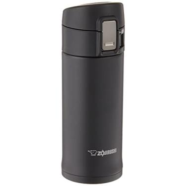 Imagem de Zojirushi Caneca de viagem de aço inoxidável de 0,36 litros, 340 g, preta