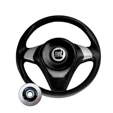 Imagem de Volante Fiat Palio Uno Siena Strada Fiorino Marea Ducato - Compatível 
