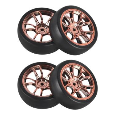 Imagem de simhoa Pacote com 4 Pneus de Drift Rc 31mm para Caminhão Elétrico, Ouro