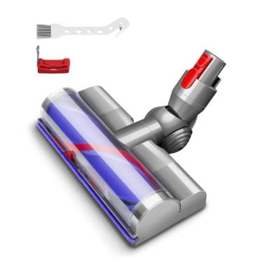 Imagem de E.LUO Substituição de cabeça de escova de acionamento direto compatível com aspirador Dyson V7 V8 V10 V11 V15, escova de cabeça de limpeza para carpete de madeira compatível com Dyson