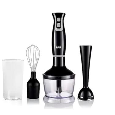 Imagem de Mixer 3 em 1 – 250W, Função Turbo, Copo 600ml, Batedor de Claras e Mini Processador – 220V