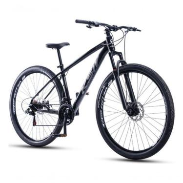 Imagem de Bicicleta Bike Aro 29 Ksw Marcha 21 Velocidades Alumínio Xlt 100 Mtb Preto/prata 19