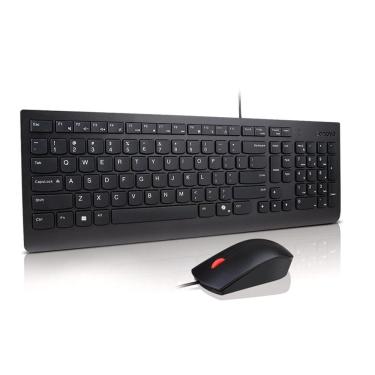 Imagem de Teclado e mouse Lenovo Essential USB Português (Brasil) - 4X31R64405